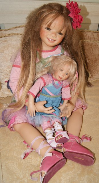 Liska and Lotta великолепная парочка от Annette Himstedt спецвыпуск коллекции 2005 года Summer Kinder (фото 6)