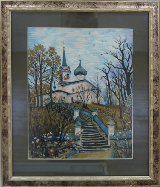 Выставка вышитых картин — Другие хобби и увлечения: сад