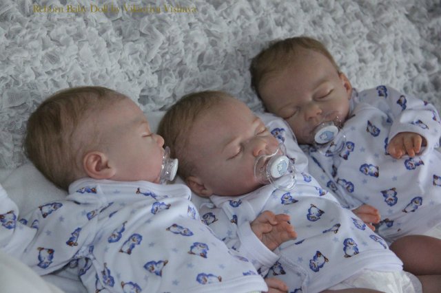 Тройняшки Джошики... Куколки реборн Виктории Вишни