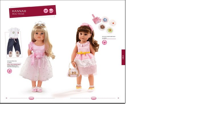 2015 Gotz Catalogue — Куклы Gotz (Готц): Ханна