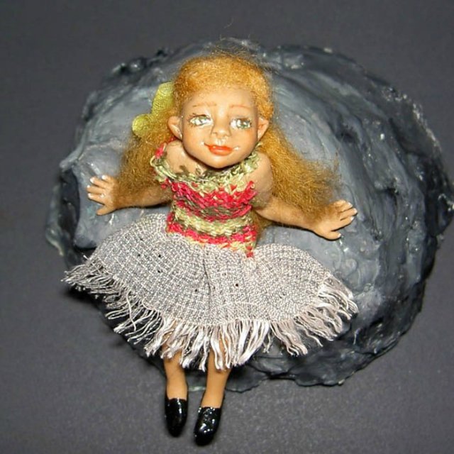 Моя миниатюра. Авторская кукла ручной работы (фото 8)