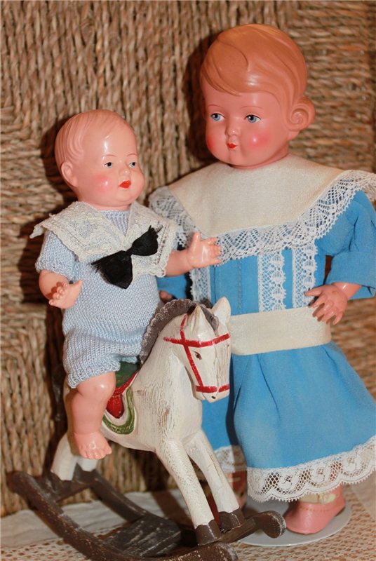 Пополнениe целлулоидных Schildkrot, молд bebe, 1932, Germany