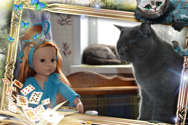 Глава, в которой пьют чай как ненормальные. Кукла Gotz Ханна с собачкой 2013