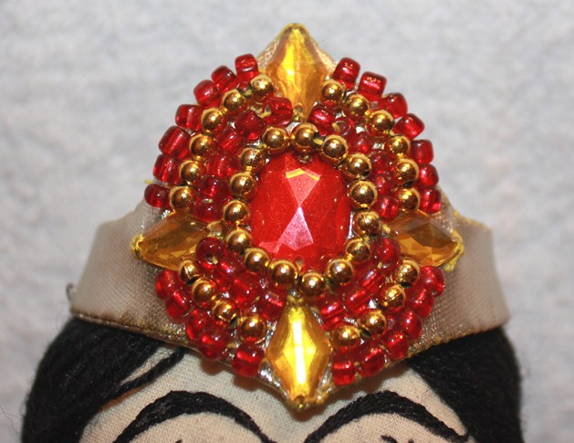 Современная национальная текстильная кукла ручной работы. Ширин