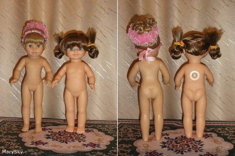 Наши Аннушки от фабрики "Весна". Сравнение с Gotz, Paola Reina, American Girl и фейсинками