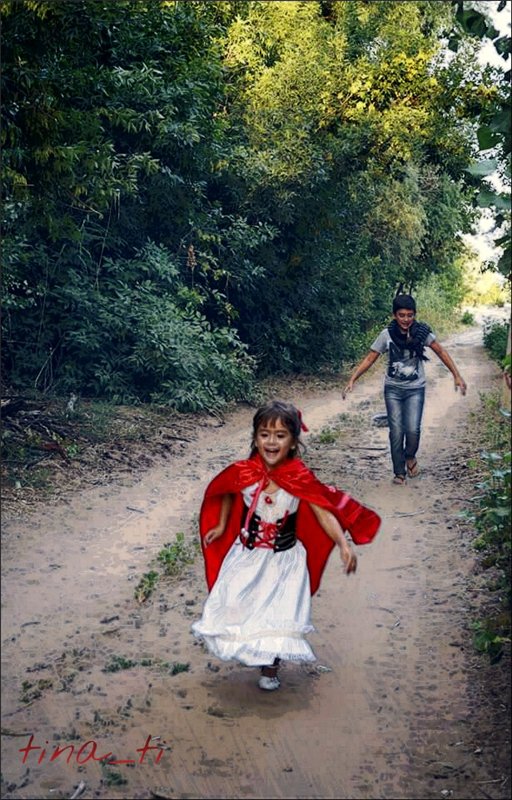 Кукла и ее девочка...Little red riding hood. Часть вторая (лесная)