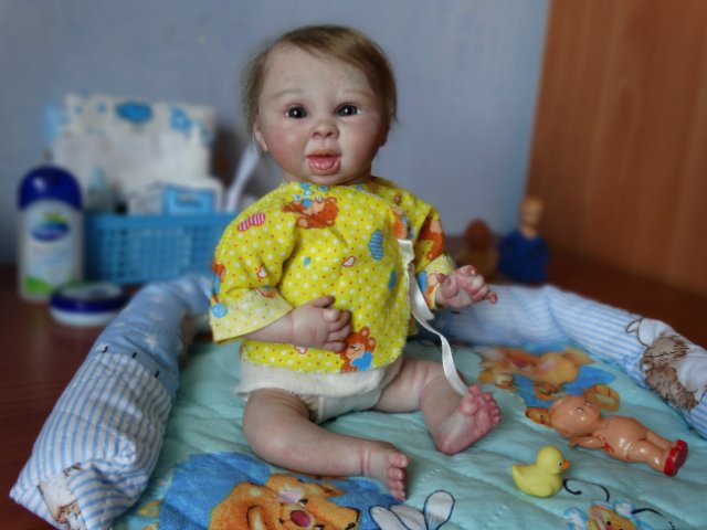 Кукла реборн Капочка приехала