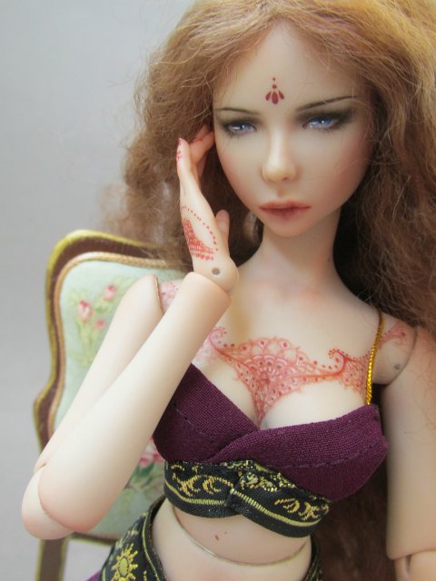 Кэйлаш. Авторская кукла — Авторские шарнирные куклы своими руками: лепка (фото 10)