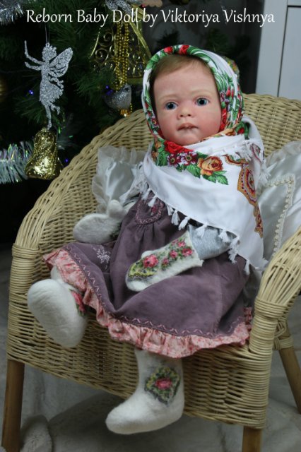 Настенька из сказки Морозко! Куколка реборн Виктории Вишни