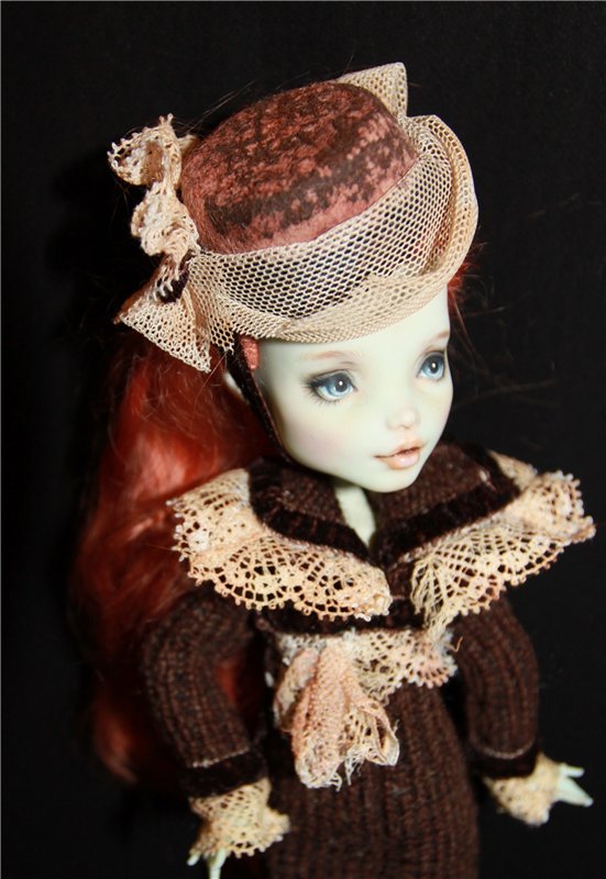 Ретро наряд для Монстры — Одежда и обувь для кукол своими руками: фото (фото 2)