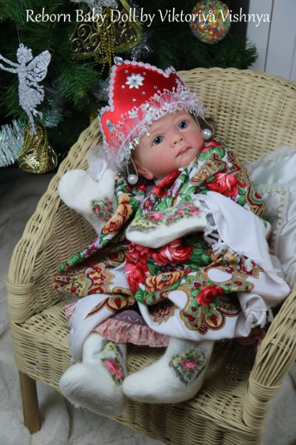 Настенька из сказки Морозко! Куколка реборн Виктории Вишни