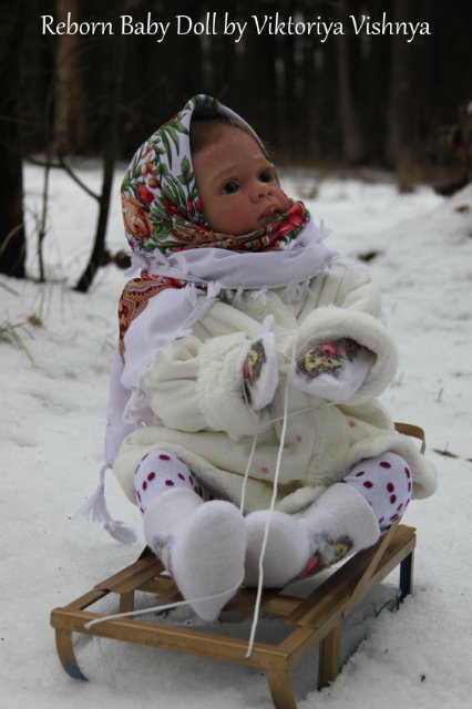 Настенька из сказки Морозко! Куколка реборн Виктории Вишни (фото 5)