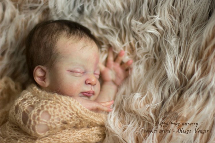 Кроха Торопыжка, недоношенная малышка Рози. Кукла реборн Олеси Венгер (фото 7)