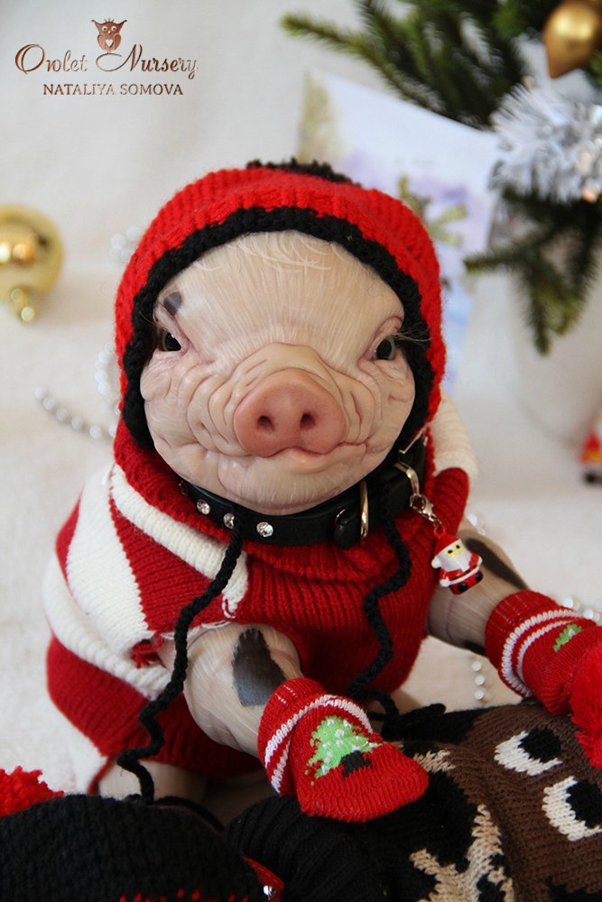 Свинка Пеппа и её младший братик Джордж. Поросята реборн Наталии Сомовой