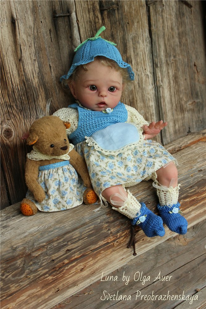 Эльф Luna by Olga Auer, мой прототип. Кукла реборн Светланы Преображенской