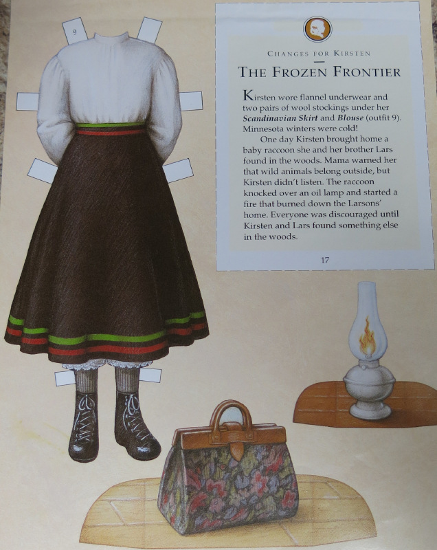 1.1 American Girl Бумажные куклы: Кирстен | Бэйбики 1.1 American Girl Бумажные куклы: Кирстен