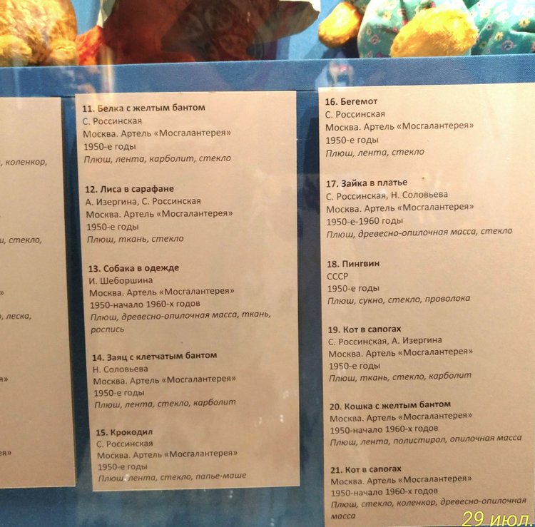 Выставка «Все лучшее – детям. Игрушки 1950–1980 годов из коллекции Сергея Романова». Часть 1