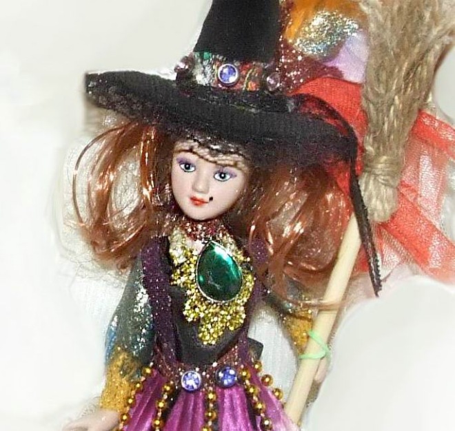 Мои сказочные образы и костюмы фарфоровых куколок (ООАК) к Новому 2018 году (фото 10)