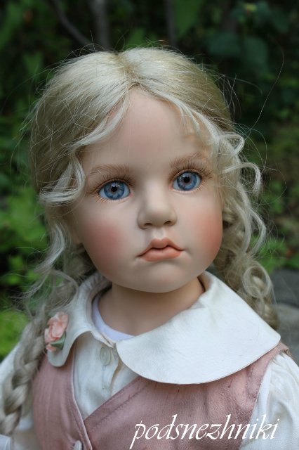 Летние девочки - редкие белокурые красавицы от Хильдегард Гюнцель для Walterhäuser Puppenmanufaktur