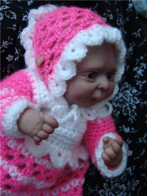 Маленькая Снежинка и помпушка Рози. Авторские куклы Кондрашовой Ирины