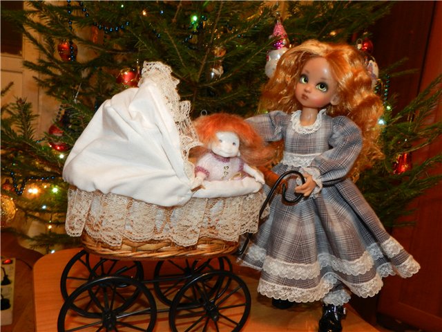 Новогодние сюрпризы. К Анж приехала сестренка! Кукла Kaye Wiggs (фото 7)