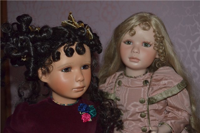 Холли. Коллекционные куклы от Вирджинии Тернер - Холли и Каролина