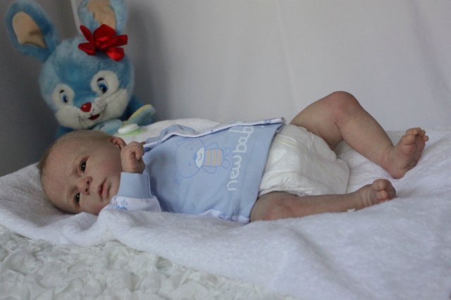 Белокурый ангел Саввушка! Куколка реборн Виктории Вишни