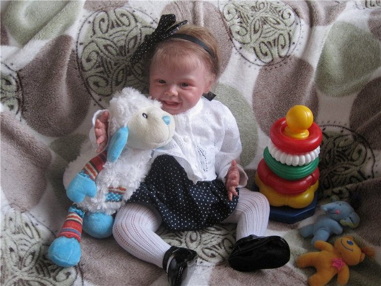 Милая улыбашечка Анечка. Кукла реборн Морозовой Анны