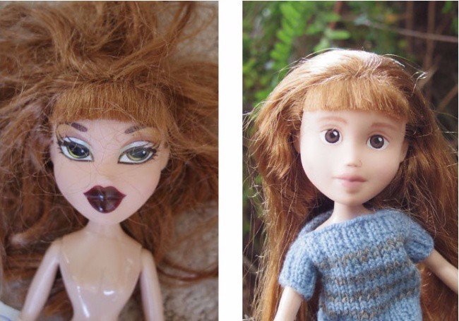 Художница и ее "новые" куклы (фото 7)