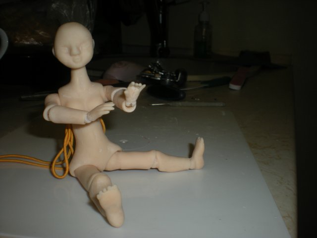 Очередная "моя первая шарнирная кукла"