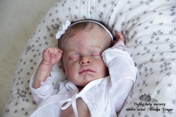 Моя принцесса Крошечка-Кокошечка. Кукла реборн Олеси Венгер (фото 6)