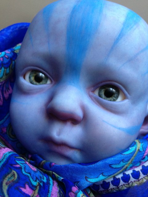 Пахтона(Алиса) аватарёнок, кукла реборн Элины Кудрявцевой (фото 5)