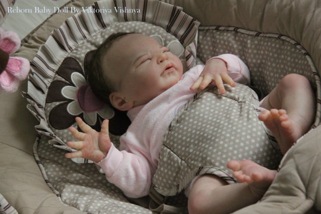 Наконец... представляю вам мою куколку... Реборн Виктории Вишни