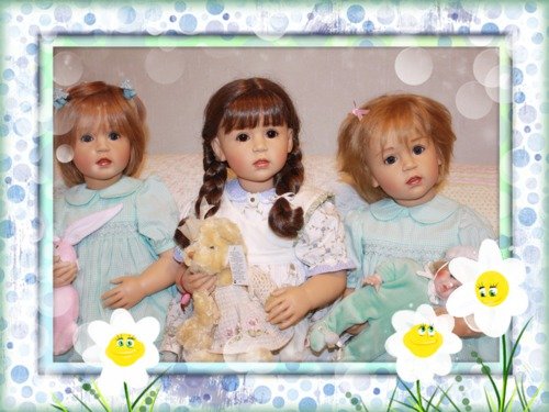 Гляжусь в тебя как в зеркало... Три сестрички от Sissel Bjorstadt Skille (фото 2)