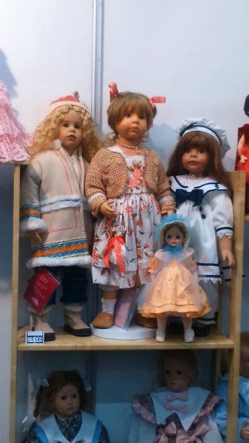 Ещё картинки с выставки... XI Международный Салон кукол на Тишинке в Москве 2015. Фото