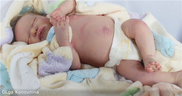 Серенити, скульптор Laura Lee Eagles, малявочка реборн от Ольги Коновниной (фото 7)