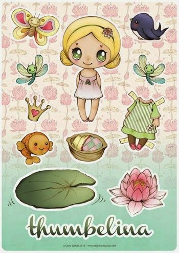 Мои любимые бумажные куклы для вырезания