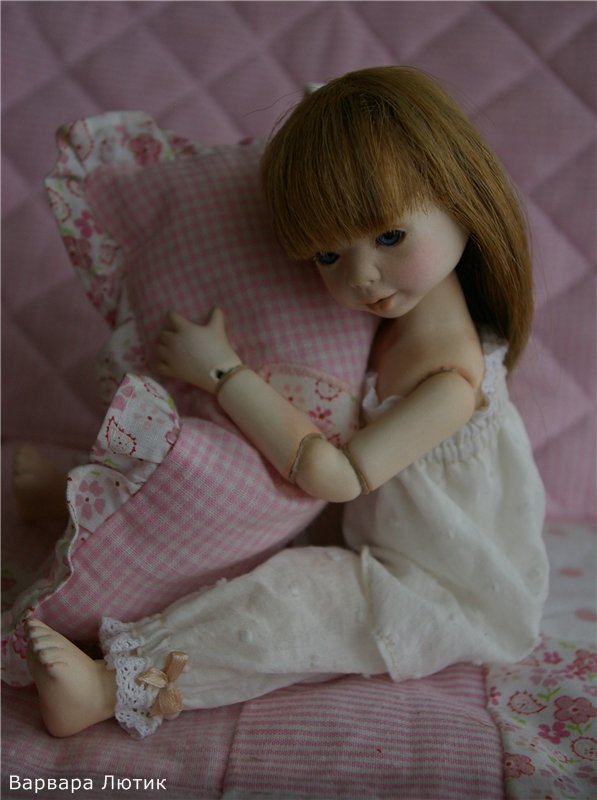 Настенька. Авторская шарнирная кукла