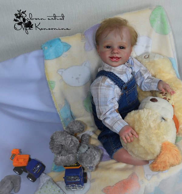 Улыбашка Сенечка, куклы реборн Ольги Коновниной