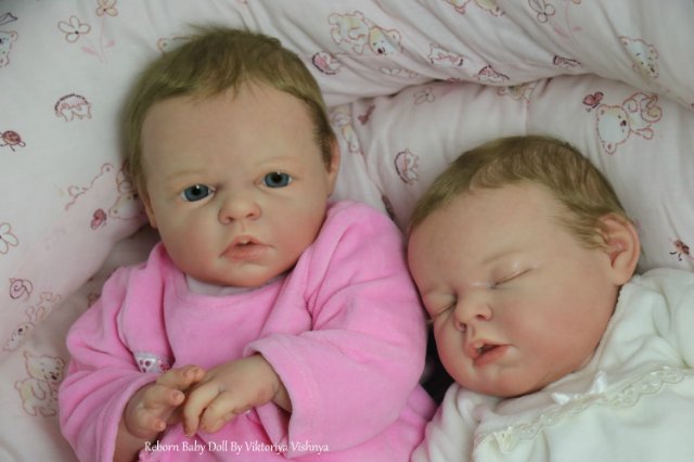Близняшечки Ноа... Куколки реборн Виктории Вишни