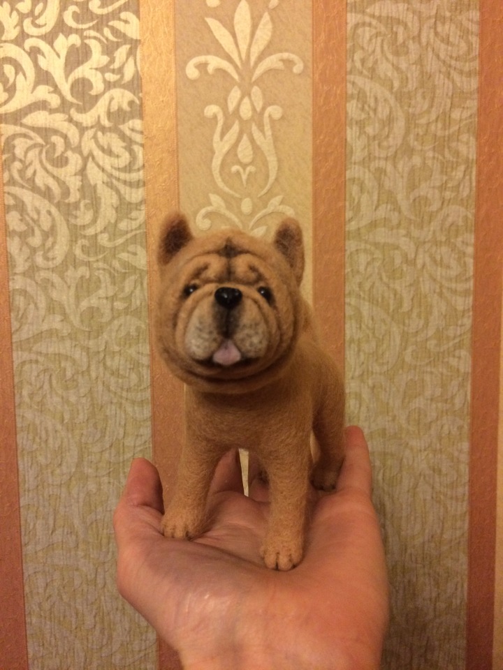 Мои игрушки валянием из шерсти. Сухое валяние (фото 9)