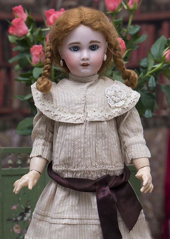 Внимание, опасный вирус — Редкие антикварные куклы и реплики: воск (фото 9)