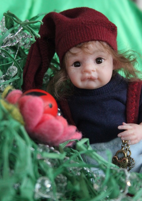 Малышок, кукла реборн Элины Кудрявцевой