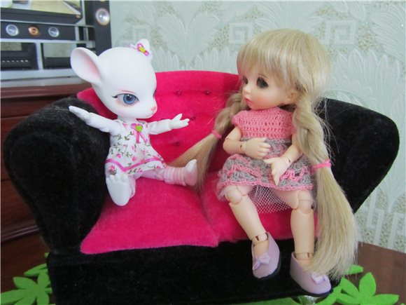 Розовая сказка для маленькой девочки