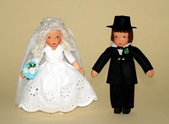 Куклы из дерева по семейной традиции Lotte Sievers-Hahn dolls, Лотты Сиверс-Хан