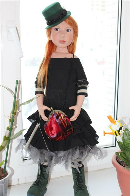 Коллекционная кукла ВЕРУШКА от Цвергназе. Моя рыжая Бестия (фото 8)