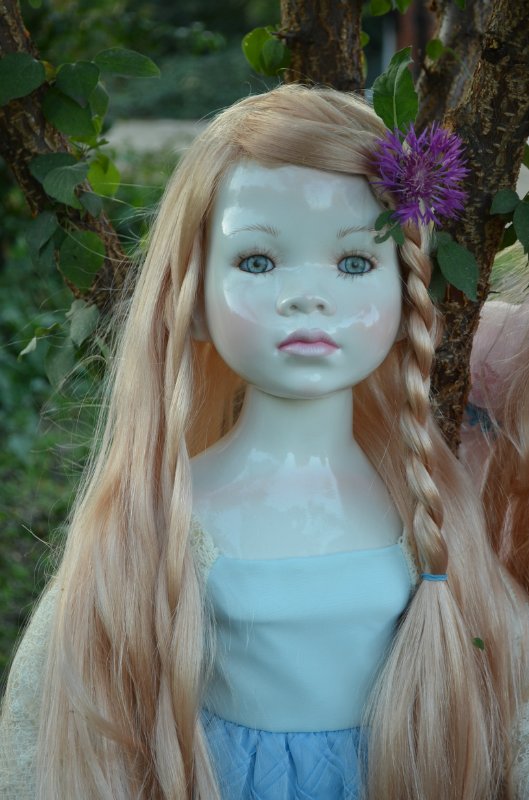 Лунные девочки или необычное творение Ширли (Shirley) - глазурованная кукла Мариэль (Mariele)
