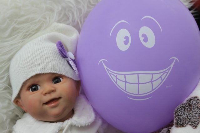 Улыбашечка Валюшечка кукла реборн Элины Кудрявцевой