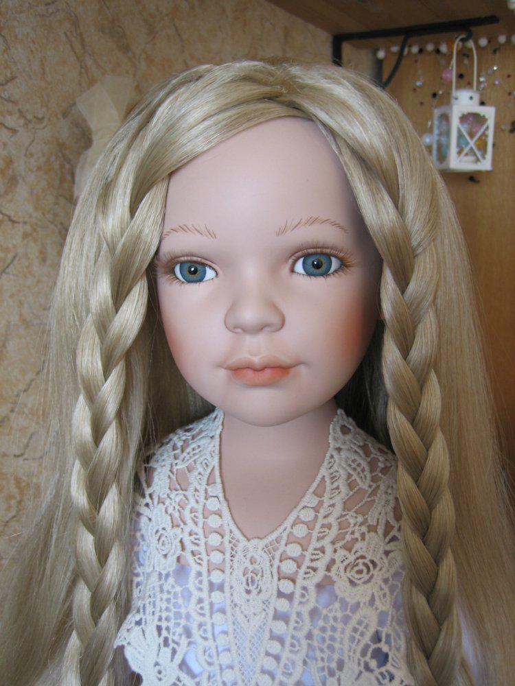 Фарфоровая кукла Ева - "реверанс позапрошлому веку" (фото 7)