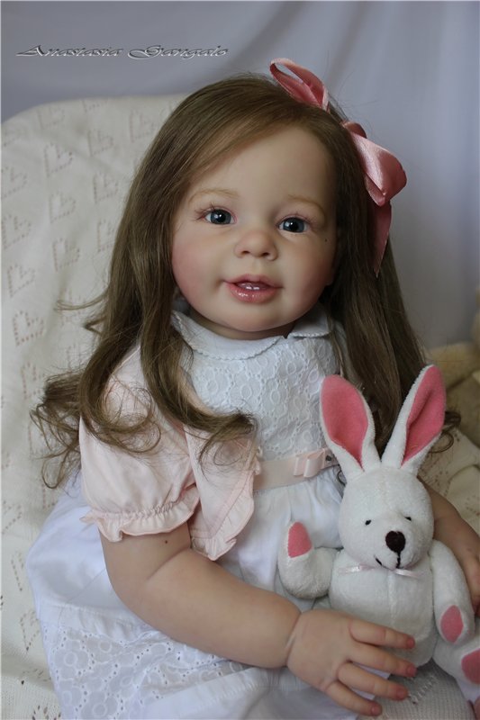 Поделись улыбкою своей.Стефания,кукла реборн Анастасии Гангало (фото 2)